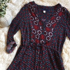 Fall Print Dress